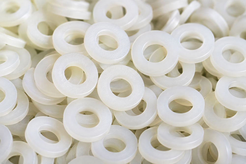 Clear Plastic Rings Machined by Tetrachem Seal Co Inc