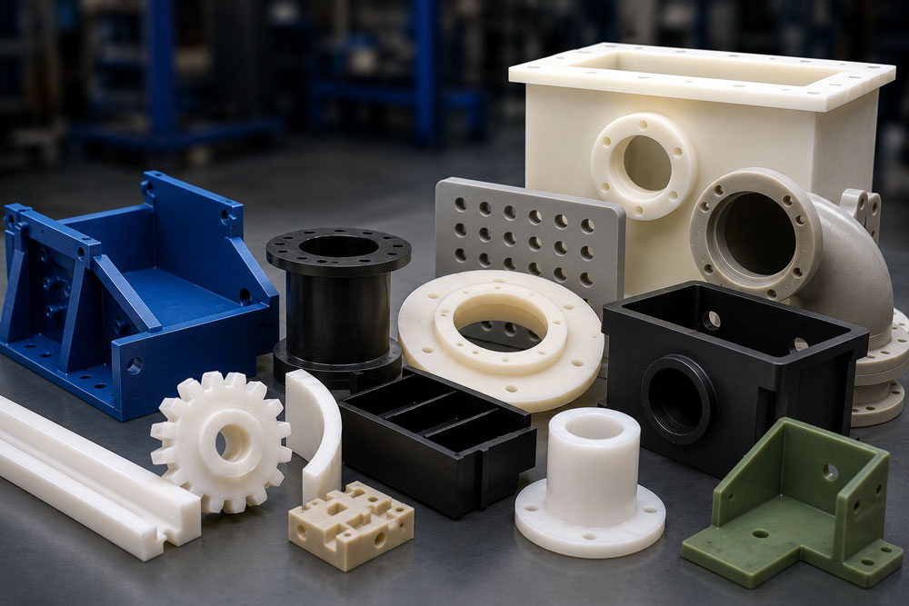 Plastic Parts Colored